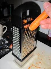 how to shred carrot